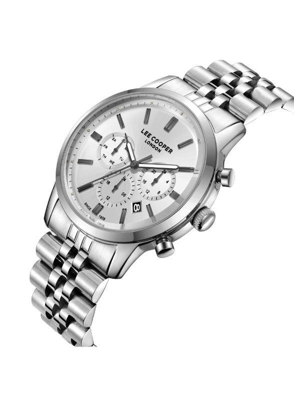 Lee Cooper Men's Multi Function Silver Dial Watch - LC08187.330