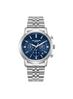 ساعة لي كوبر الرجالية متعددة الوظائف بمينا أزرق داكن - LC08187.390