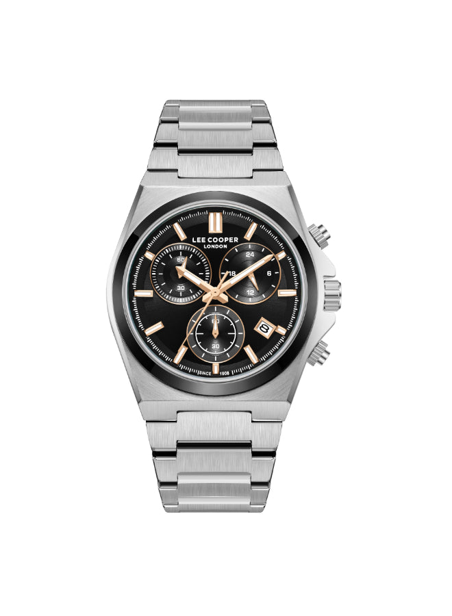 Lee Cooper Men's Multi Function Black Dial Watch - LC08188.650
