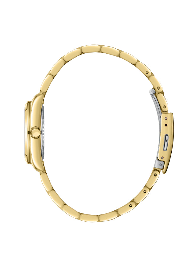 ساعة لي كوبر النسائية التناظرية ذات المينا الأخضر الداكن - LC08190.170