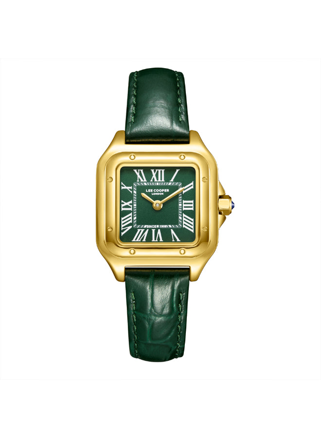 Lee Cooper Women's Analog Dark Green Dial Watch - LC08191.175