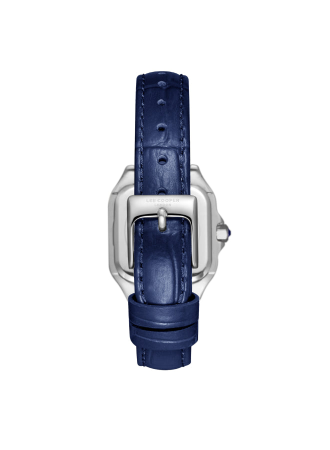 ساعة لي كوبر النسائية التناظرية ذات المينا البيضاء - LC08191.539