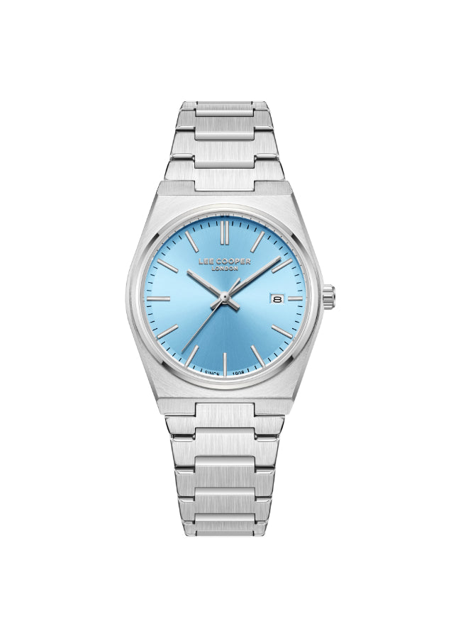 Lee Cooper Women's Analog Light Blue Dial Watch - LC08195.300