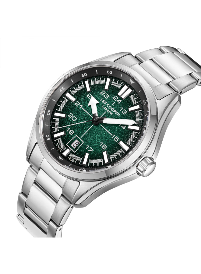 Lee Cooper Men's Analog Dark Green Dial Watch - LC08200.370