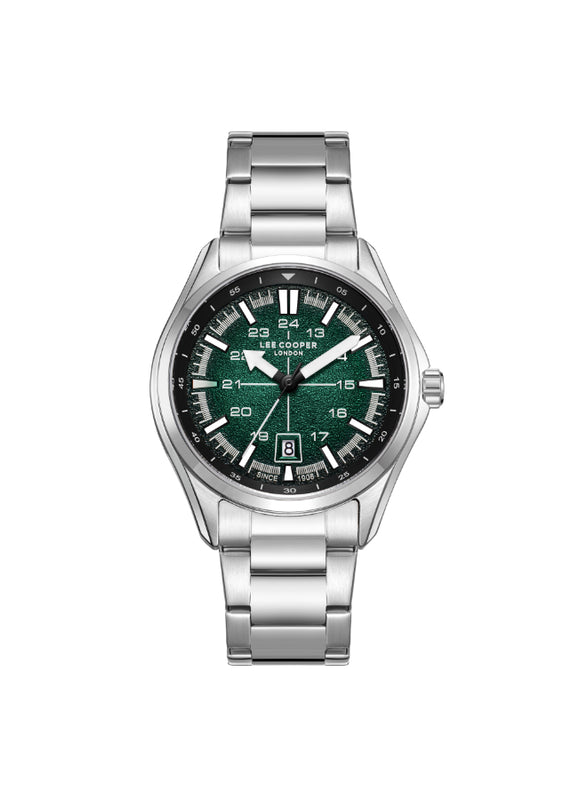 Lee Cooper Men's Analog Dark Green Dial Watch - LC08200.370