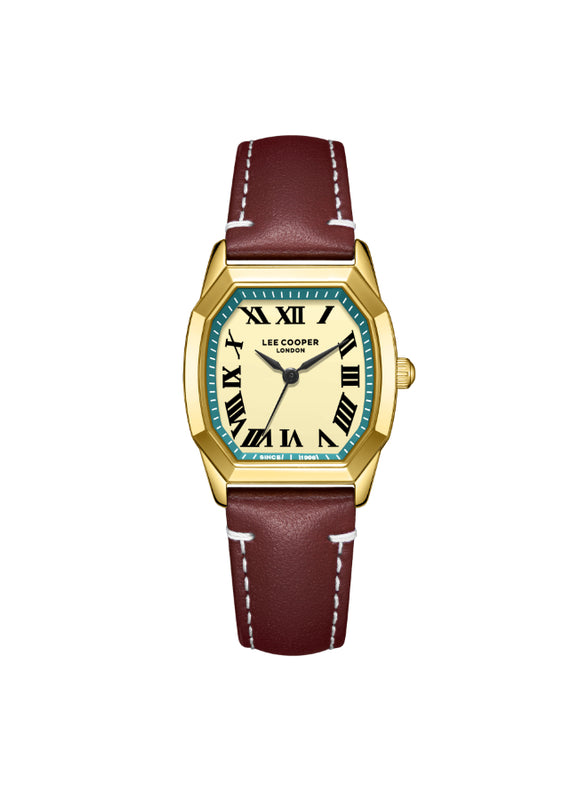Lee Cooper Female's Analog Gold Dial Watch - LC08202.112