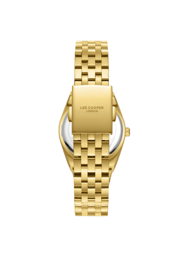 Lee Cooper Female's Analog Beige MOP Dial Watch - LC08204.120