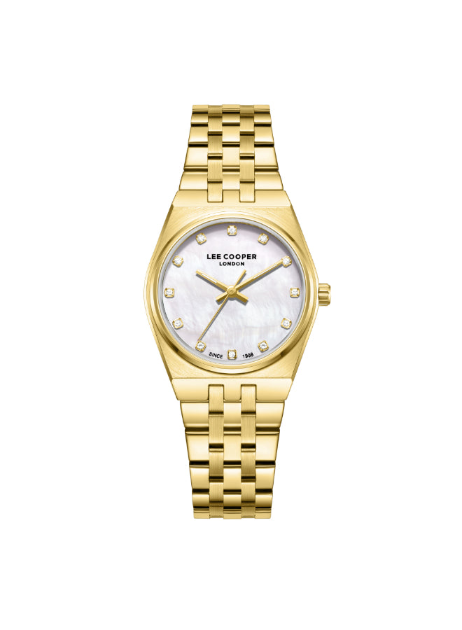 Lee Cooper Female's Analog Beige MOP Dial Watch - LC08204.120