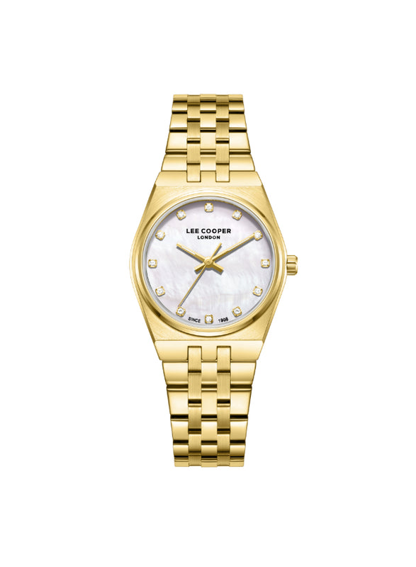 Lee Cooper Female's Analog Beige MOP Dial Watch - LC08204.120