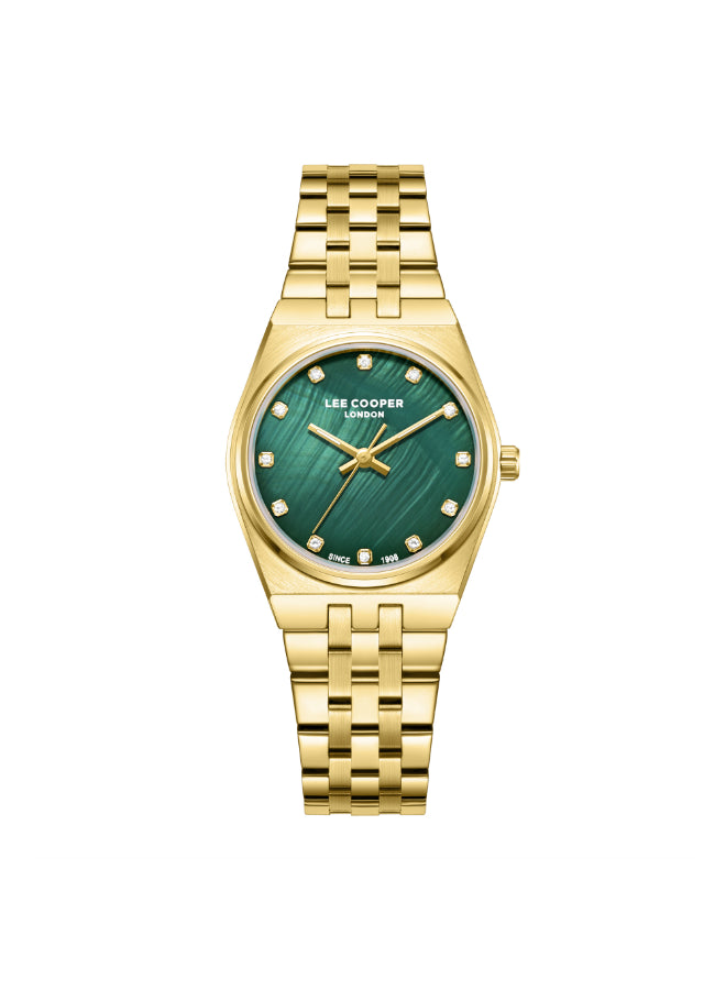 Lee Cooper Female's Analog Green MOP Dial Watch - LC08204.170