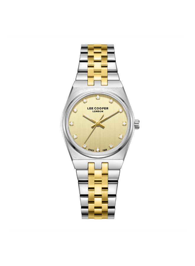 Lee Cooper Female's Analog Gold Dial Watch - LC08204.210