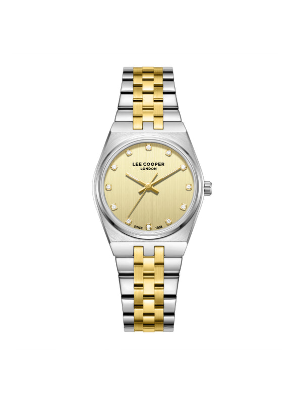 Lee Cooper Female's Analog Gold Dial Watch - LC08204.210