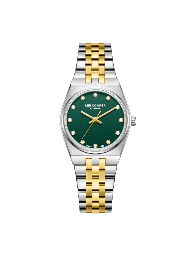Lee Cooper Female's Analog Dark Green Dial Watch - LC08204.270