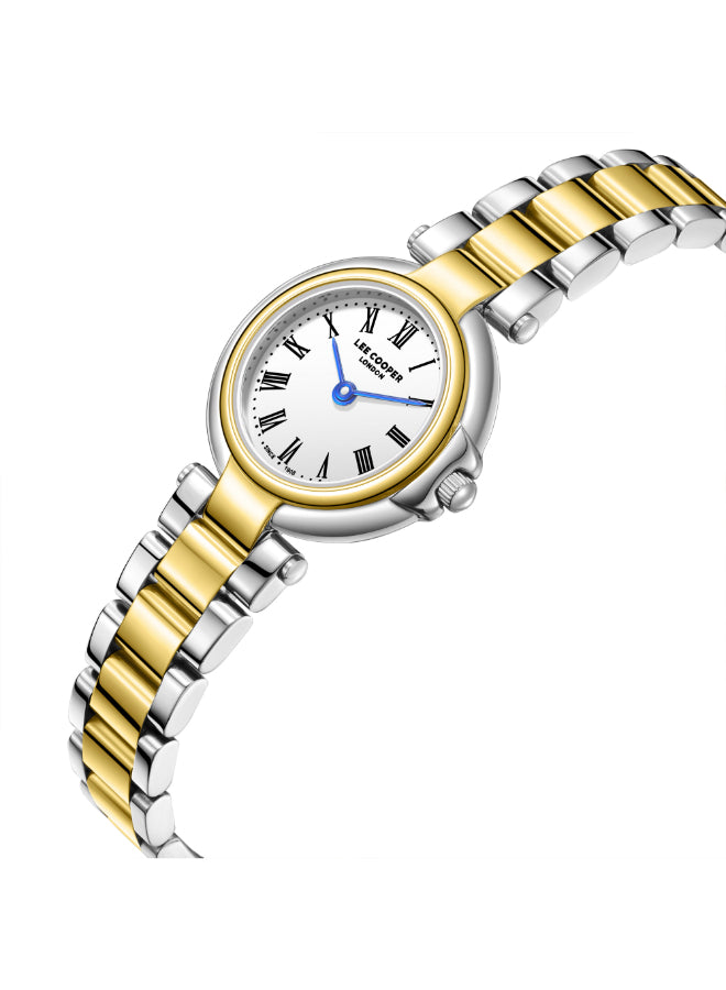 Lee Cooper Female's Analog White Dial Watch - LC08206.230