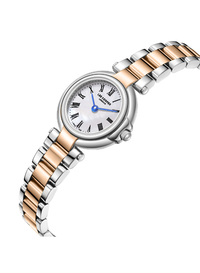 Lee Cooper Female's Analog Beige MOP Dial Watch - LC08206.520