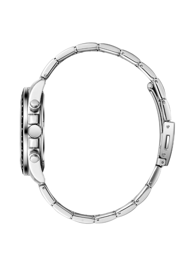 ساعة لي كوبر الرجالية متعددة الوظائف ذات المينا السوداء - LC08215.350