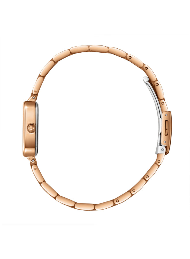 Lee Cooper Female's Analog Beige MOP Dial Watch - LC08226.420
