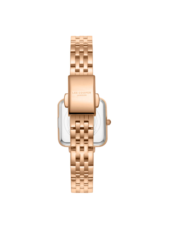 Lee Cooper Female's Analog Beige MOP Dial Watch - LC08226.420