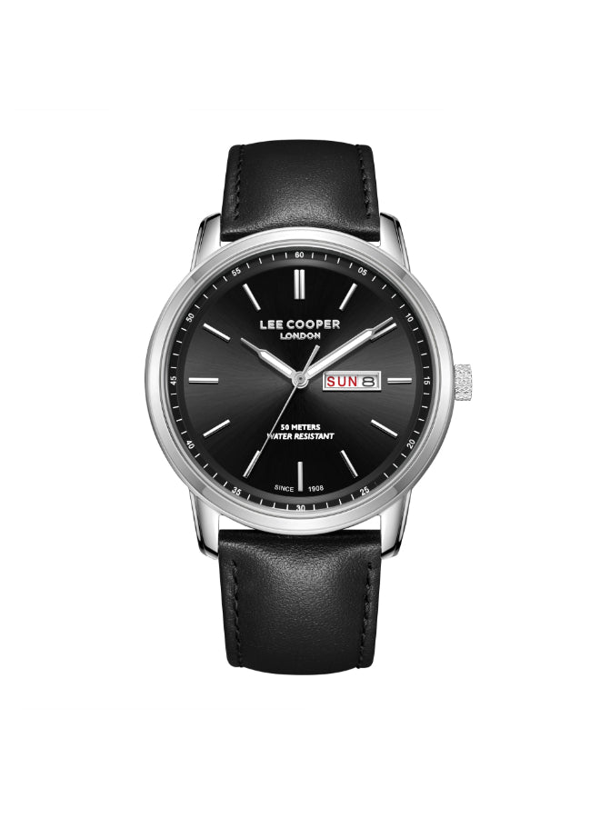 Lee Cooper Men's Analog Black Dial Watch - LC08235.351