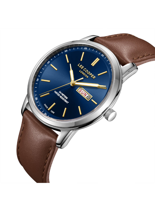 Lee Cooper Men's Analog Dark Blue Dial Watch - LC08235.394