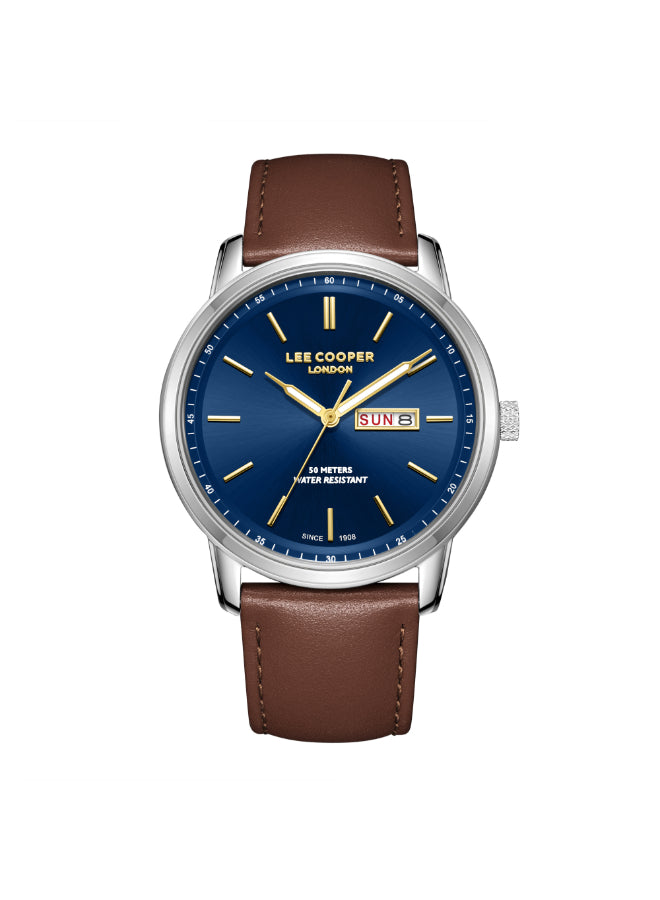 Lee Cooper Men's Analog Dark Blue Dial Watch - LC08235.394