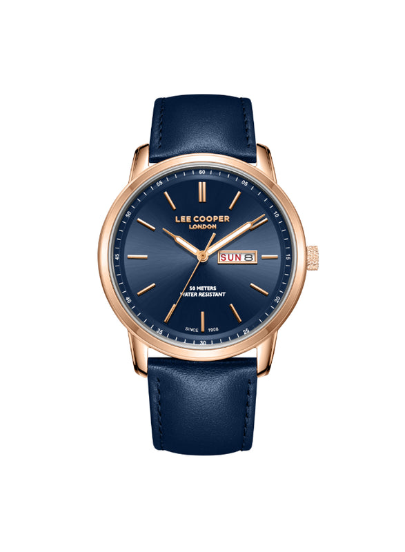 Lee Cooper Men's Analog Dark Blue Dial Watch - LC08235.499
