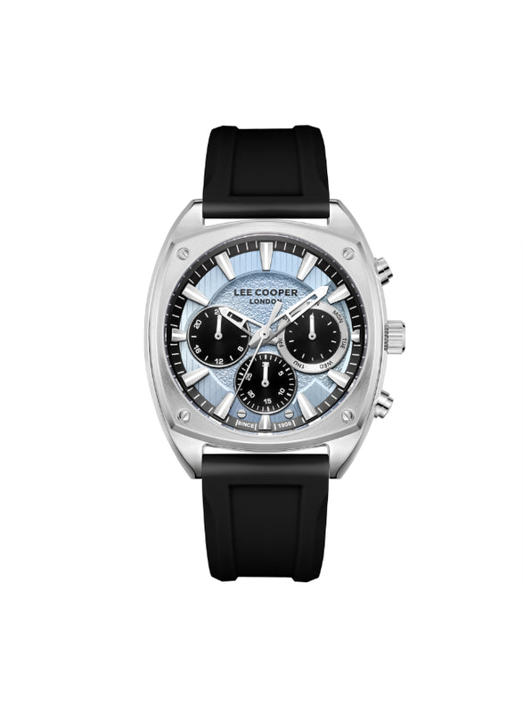 ساعة لي كوبر الرجالية متعددة الوظائف ذات المينا الزرقاء - LC08237.301