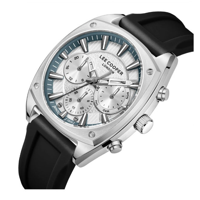 Lee Cooper Men's Multi Function Silver Dial Watch - LC08237.331