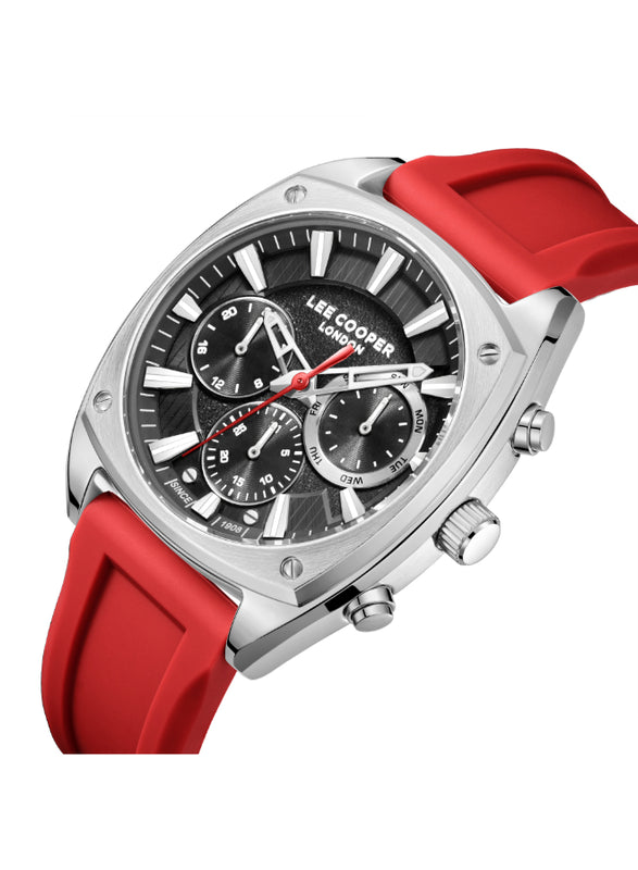 Lee Cooper Men's Multi Function Grey Dial Watch - LC08237.468