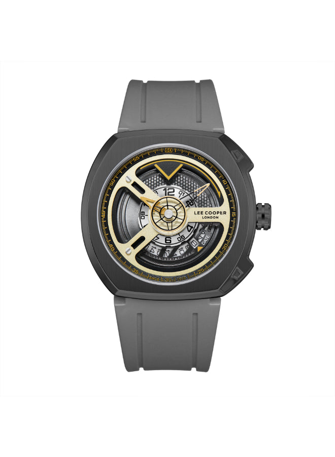 Lee Cooper Men's Analog Gold Dial Watch - LC08245.016