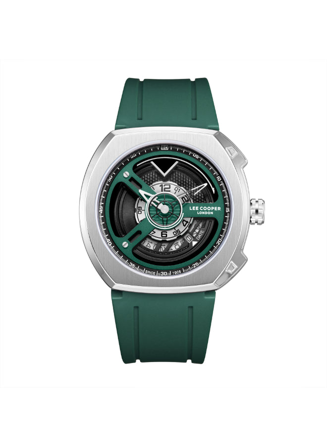 Lee Cooper Men's Analog Dark Green Dial Watch - LC08245.375