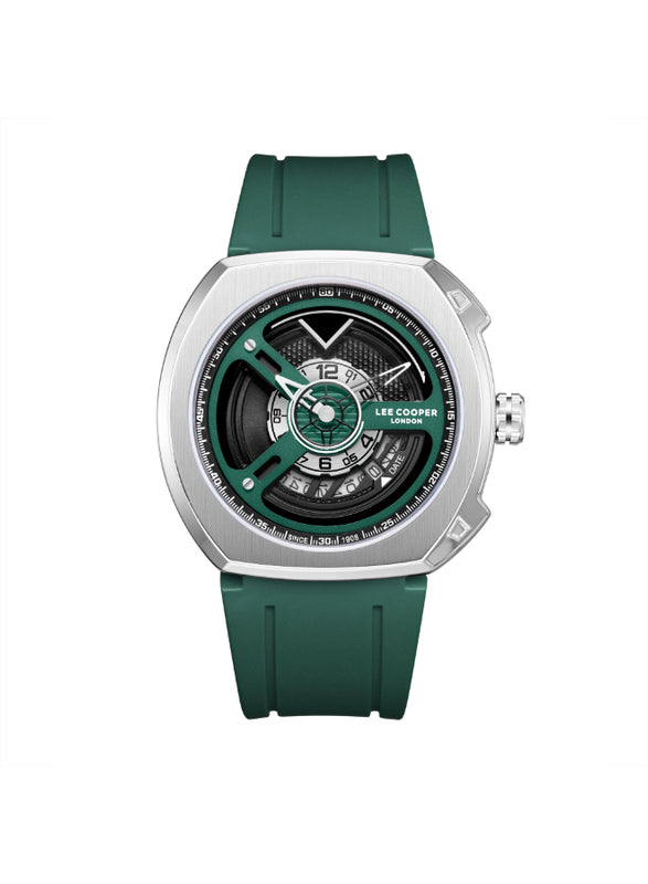 Lee Cooper Men's Analog Dark Green Dial Watch - LC08245.375