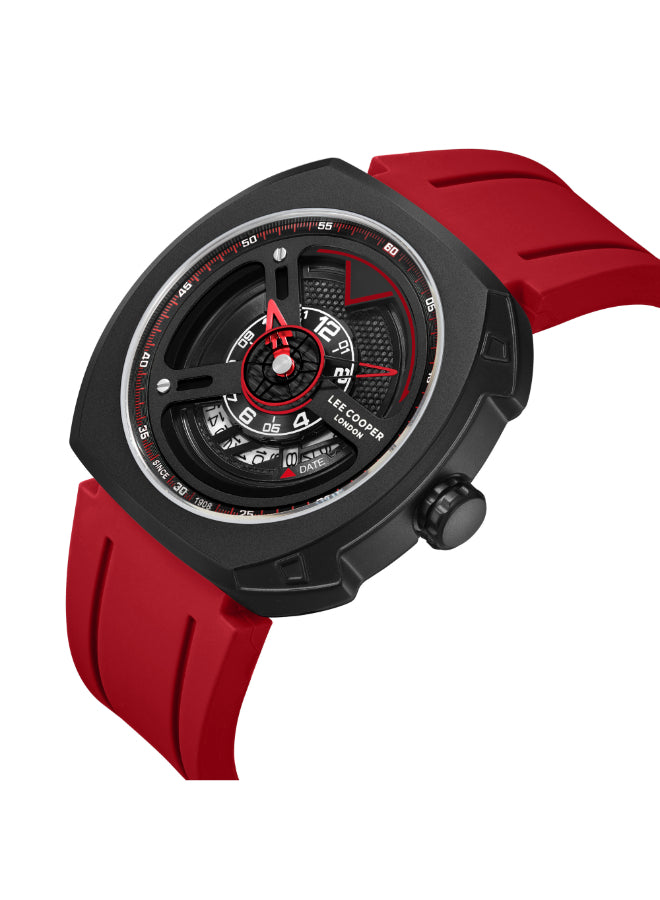 Lee Cooper Men's Analog Black Dial Watch - LC08245.658