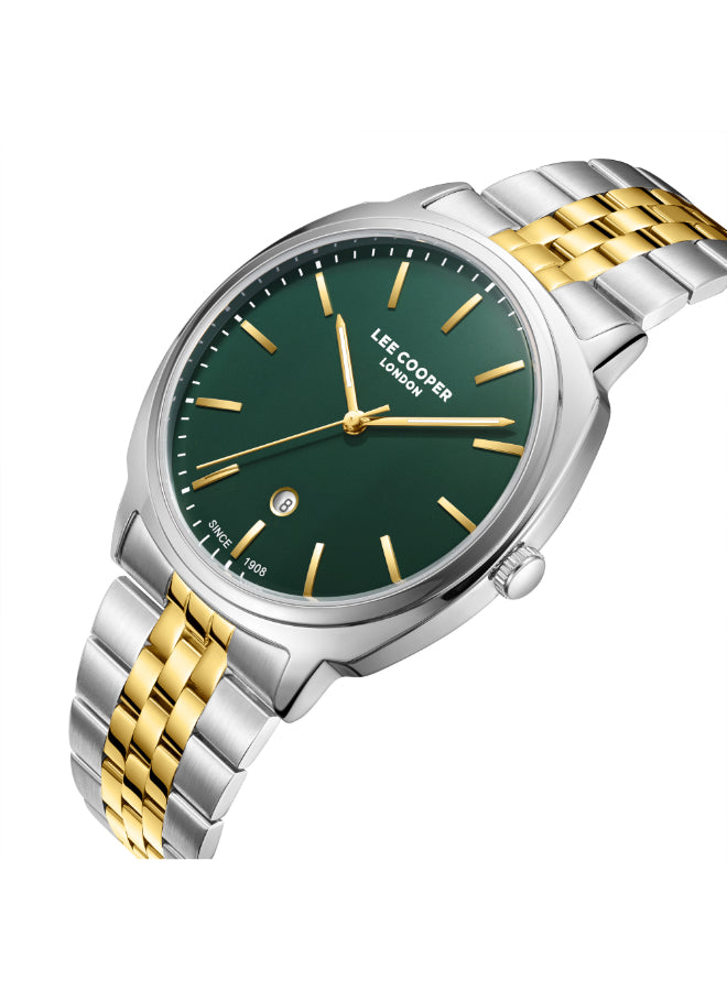 Lee Cooper Men's Analog Dark Green Dial Watch - LC08255.270