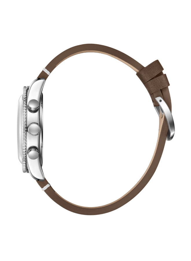 ساعة لي كوبر الرجالية متعددة الوظائف بمينا أزرق داكن - LC08260.394