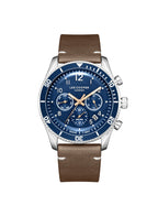 ساعة لي كوبر الرجالية متعددة الوظائف بمينا أزرق داكن - LC08260.394