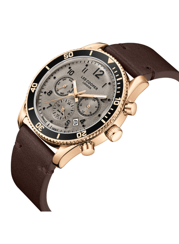 Lee Cooper Men's Multi Function Grey Dial Watch - LC08260.462
