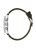 ساعة لي كوبر الرجالية متعددة الوظائف بمينا أخضر داكن - LC08260.675