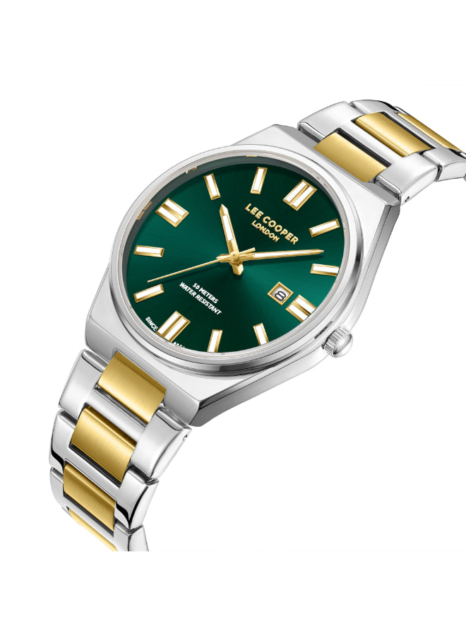 Lee Cooper Men's Analog Dark Green Dial Watch - LC08262.270