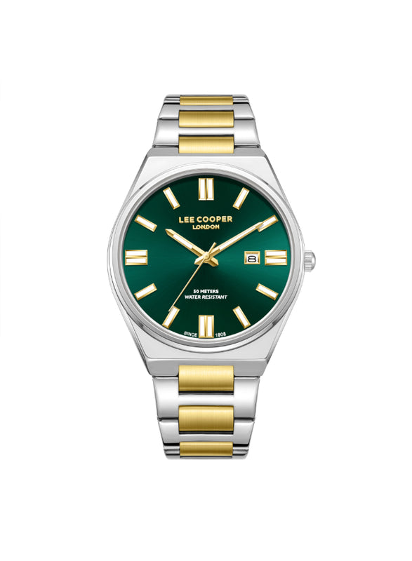 Lee Cooper Men's Analog Dark Green Dial Watch - LC08262.270
