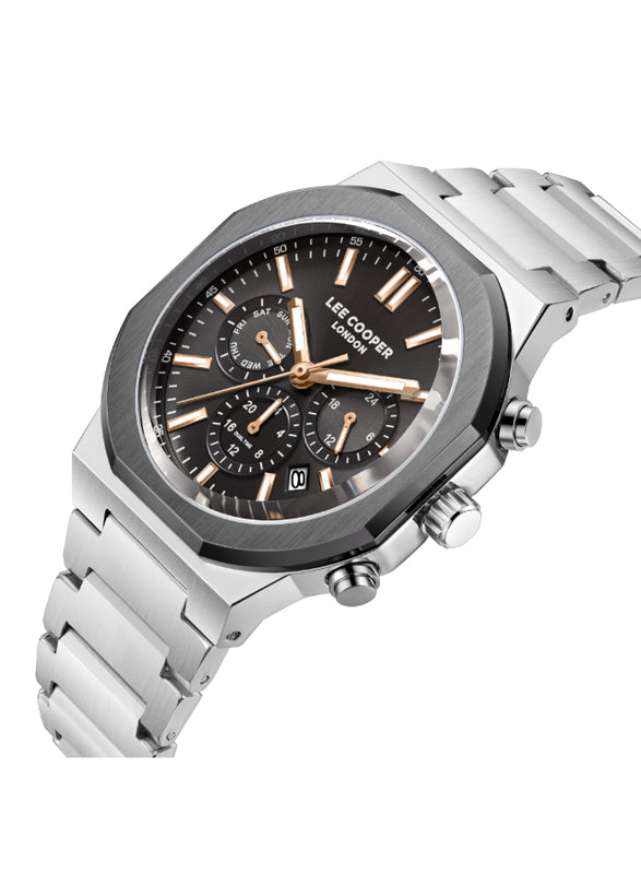 Lee Cooper Men's Multi Function Grey Dial Watch - LC08263.060