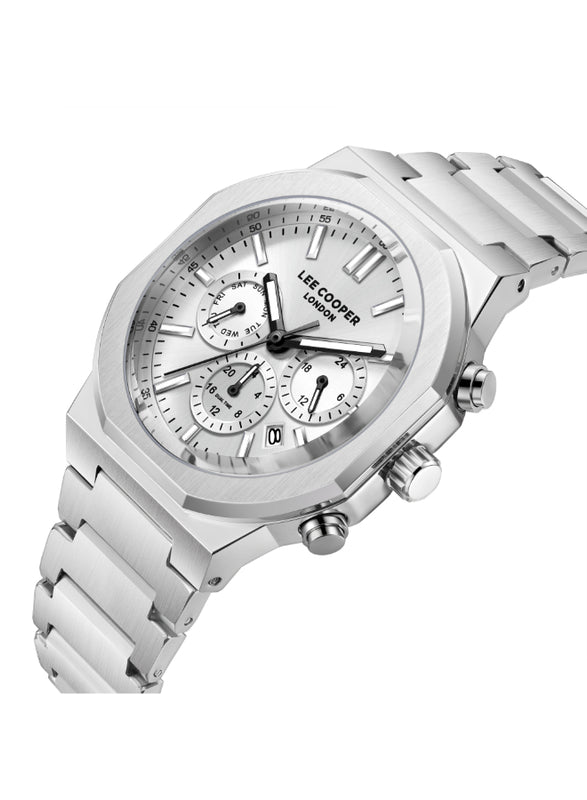 Lee Cooper Men's Multi Function Silver Dial Watch - LC08263.330