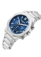 ساعة لي كوبر الرجالية متعددة الوظائف بمينا أزرق داكن - LC08263.390