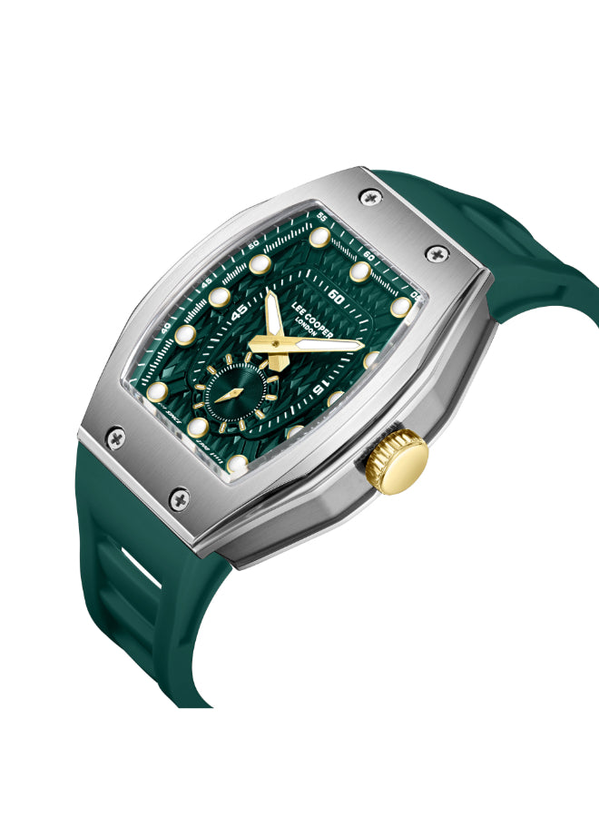 Lee Cooper Men's Analog Dark Green Dial Watch - LC08264.375