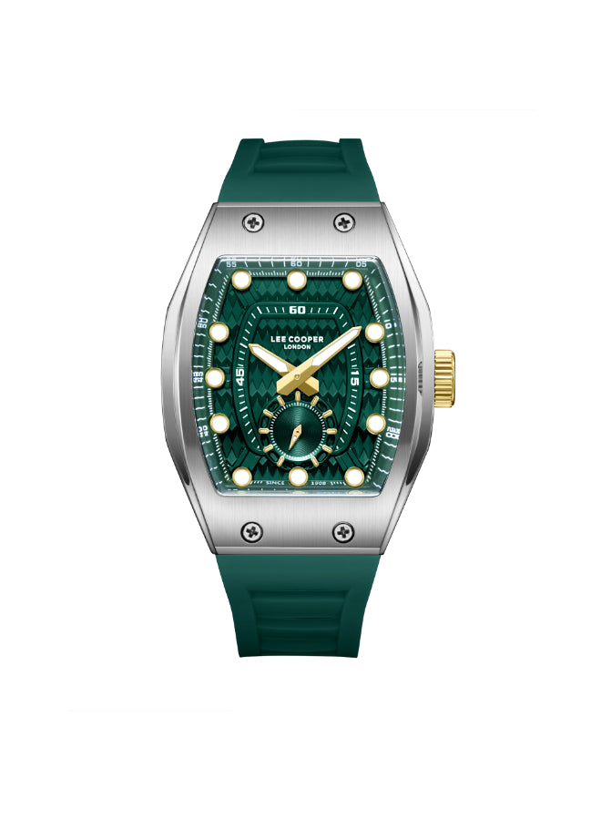 Lee Cooper Men's Analog Dark Green Dial Watch - LC08264.375