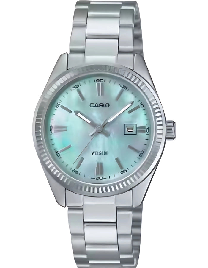CASIO Women's Analog Blue Dial Watch - LTP-1302DS-2AVDF