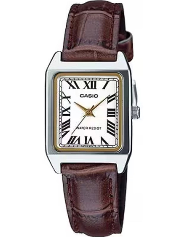 CASIO Womens's Analog White Dial Watch - LTP-V007L-7B2UDF