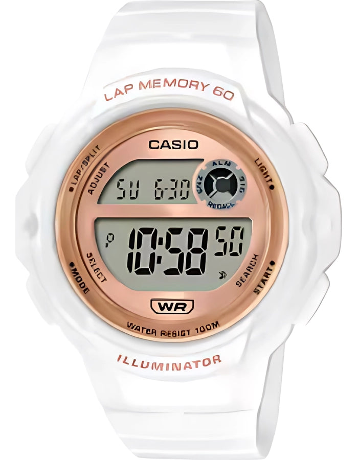 CASIO Women's Digital Grey Dial Watch - LWS-1200H-7A2VDF