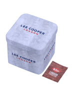 ساعة لي كوبر النسائية التناظرية ذات المينا الزرقاء - LC07459.300