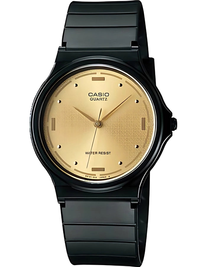 CASIO Men Analog Gold Dial Watch - MQ-76-9ALDF